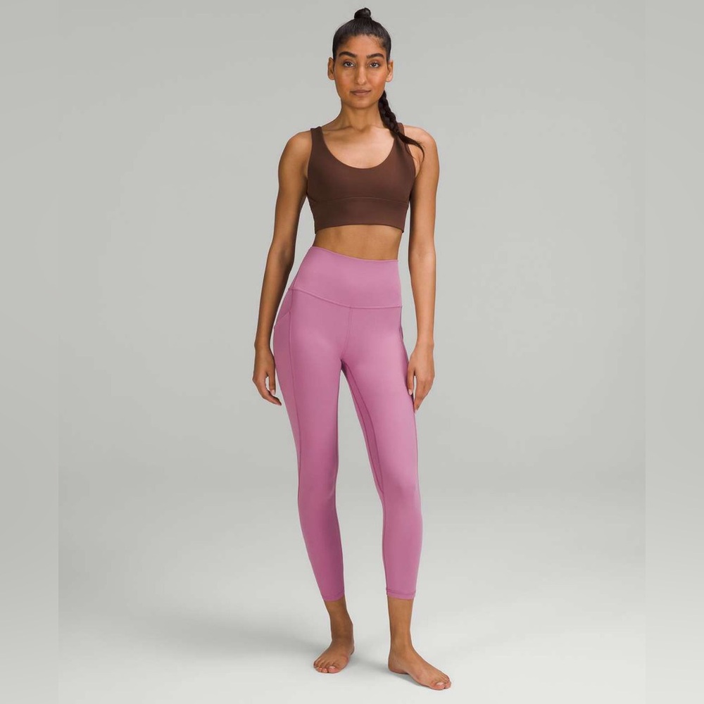 Velvet Dust Lululemon Align High-Rise Leggings 28”; size 2